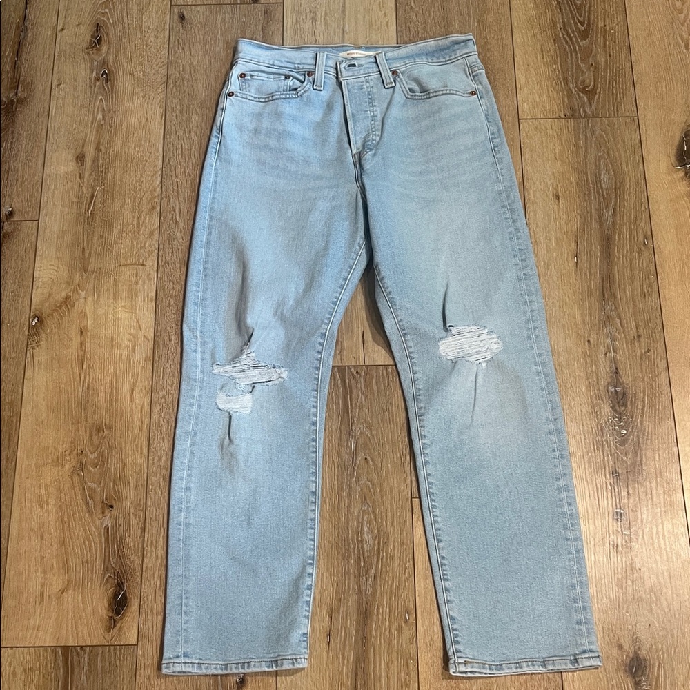 Signature by Levi Strauss Light Blue Straight Leg Jeans